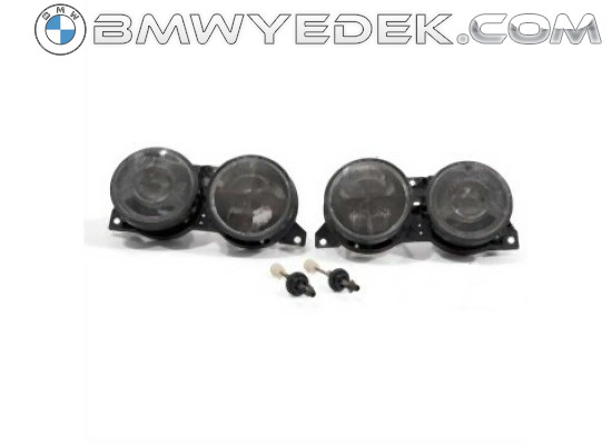 BMW E30 Black Headlight Assembly 63121386753 DEPO