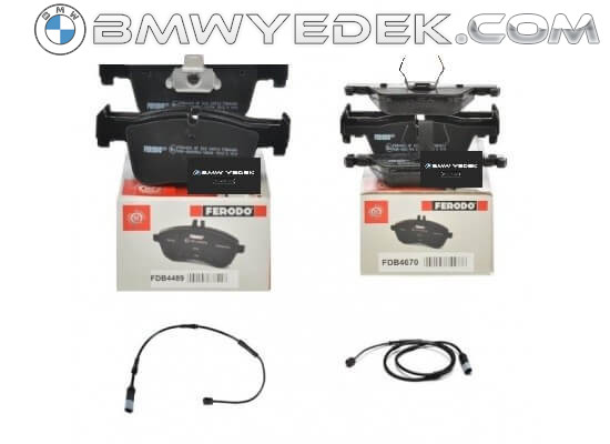 Bmw F30 Case 318i Front And Rear Brake Pad Set With Plug Ferodo