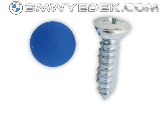 BMW Screw and Cover Blue 5 6X19 51188122524