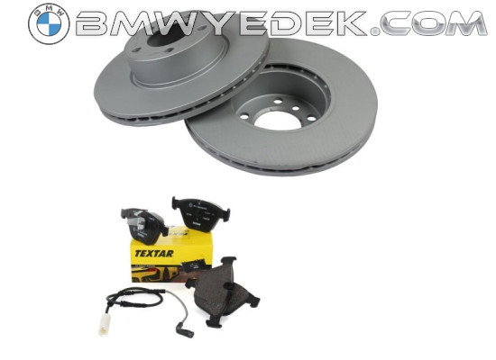 Bmw E90 Case 320d 163 HP Front Brake Disc And Pad Set Textar 
