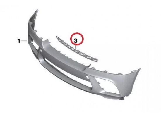 Bmw Izgara Tampon Orta Ön Üst 51112159276 Bmw Izgara Tampon Orta Ön Üst 51112159276