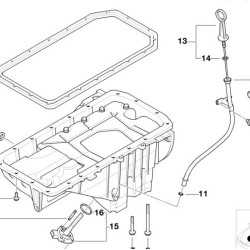 Масляный поддон BMW E46 M47 (BMW-11137786610) Масляный поддон BMW E46 M47 (BMW-11137786610)
