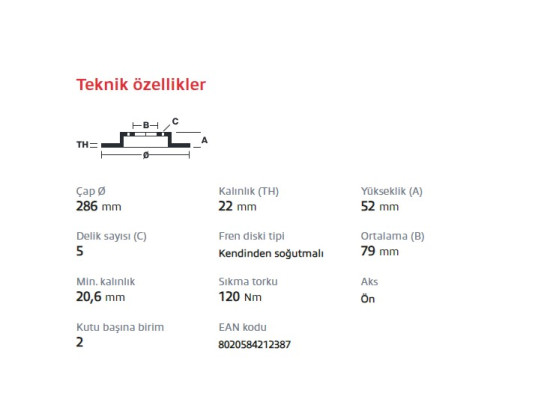 BMW Brembo Delikli Fren Diski Ön Hava Soğutmalı E36 - E46  34116855153 XTRA