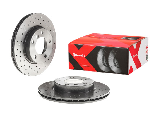 BMW Brembo Delikli Fren Diski Ön Hava Soğutmalı E36 - E46  34116855153 XTRA