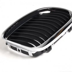 Решетка радиатора BMW, хромированная рамка, правая 51137201968 Решетка радиатора BMW, хромированная рамка, правая 51137201968