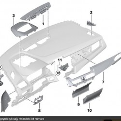 Bmw Covering Centerstack 51459365091 Bmw Covering Centerstack 51459365091