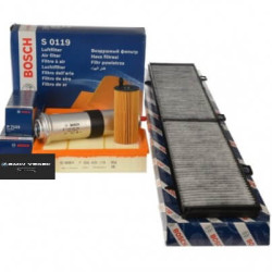 Bmw E90 320d после 2010 г. 177 л.с. Набор фильтров периодического обслуживания Bosch Brand Безмасляный Bmw E90 320d после 2010 г. 177 л.с. Набор фильтров периодического обслуживания Bosch Brand Безмасляный