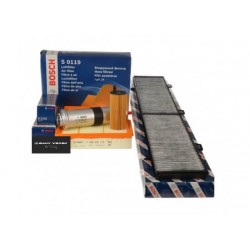 Bmw E92 - E93 Kasa 320d N47 Motor Periyodik Bakım Filtre Seti Bosch Marka Castrol 5w30 Yağ