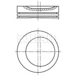 BMW E30 E34 1.8 M40 Стандартный поршень (инструмент) - 11251709973 MAHLE