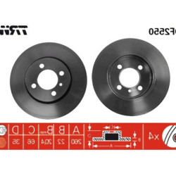 BMW E30 Ön Fren Diski Havalı Takım - 34111160915 TRW BMW E30 Ön Fren Diski Havalı Takım - 34111160915 TRW