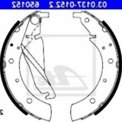 Колодка задняя тормозная BMW E34 518i — 34219064271 ATE Колодка задняя тормозная BMW E34 518i — 34219064271 ATE