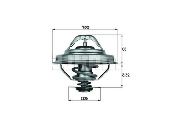 BMW E34 E36 E38 E39 Z3 M40 M42 M50 M52 Termostat 92C - 11537511083 BEHR