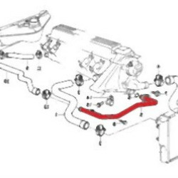 BMW E34 M51 01/1995 Sonrası Blok Su Borusu - 11532246013 BMW Orjinal BMW E34 M51 01/1995 Sonrası Blok Su Borusu - 11532246013 BMW Orjinal