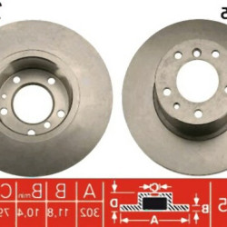 BMW E34 Плоский комплект передних тормозных дисков - 34111161693 TRW BMW E34 Плоский комплект передних тормозных дисков - 34111161693 TRW