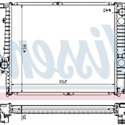 BMW E34 Radyatör - 17111737763 NISSENS
