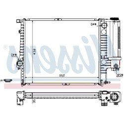 BMW E34 Radyatör - 17111737763 NISSENS