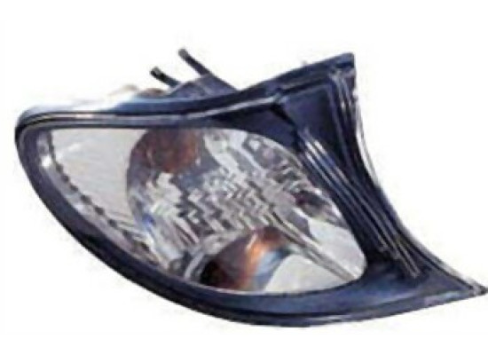 BMW E46 Sedan Touring After 09 2001 Black Framed White Signal Left 63137165849 DEPO