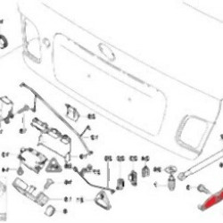Петля багажника BMW E46 правая - 41627001560 BMW Original Петля багажника BMW E46 правая - 41627001560 BMW Original