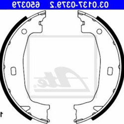 BMW E46 E81 E82 E84 E85 E86 E87 E88 E90 E91 E92 E93 F30 F31 F32 F33 F36 El Fren Balatas - 34416761291 ATE