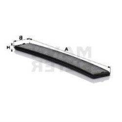 BMW E46 E83 Klima Filtresi Karbonlu - 64319216591 MANN BMW E46 E83 Klima Filtresi Karbonlu - 64319216591 MANN