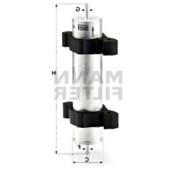 BMW E46 M47N M57N Дизельный (топливный) фильтр - 13327794549 MANN BMW E46 M47N M57N Дизельный (топливный) фильтр - 13327794549 MANN