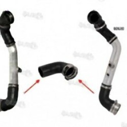 BMW E60 E61 M57N Turbo Interkooler Hose Lower Left 11617799400 BMW E60 E61 M57N Turbo Interkooler Hose Lower Left 11617799400