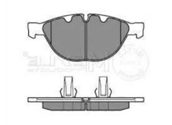 BMW E60 E61 E63 E64 E65 E66 Ön Fren Balatası - 34116763652 MEYLE