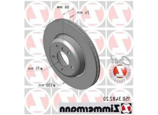 BMW F10 F11 Ön Fren Diski Takım - 34116794429 ZIMMERMANN