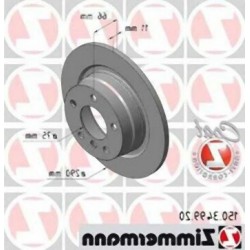 BMW F20 F21 F22 F23 Комплект задних тормозных дисков - 34216792225 ZIMMERMANN