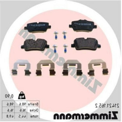 BMW G20 G21 G22 G23 G26 G42 Rear Brake Pads 34206888825 ZIMMERMANN