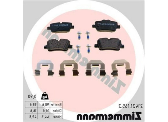 BMW G20 G21 G22 G23 G26 G42 Rear Brake Pads 34206888825 ZIMMERMANN