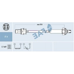 BMW M52 Lambda Oxygen Sensor 11781427884 FAE