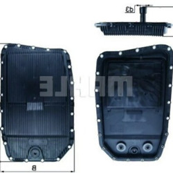 BMW M57N M57N2 N57 Automatic Transmission Pan With Filter 24152333903 MAHLE BMW M57N M57N2 N57 Automatic Transmission Pan With Filter 24152333903 MAHLE