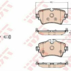 BMW MINI F45 F46 F48 F54 F55 F56 F57 F60 Ön Fren Balatası - 34106874034 TRW