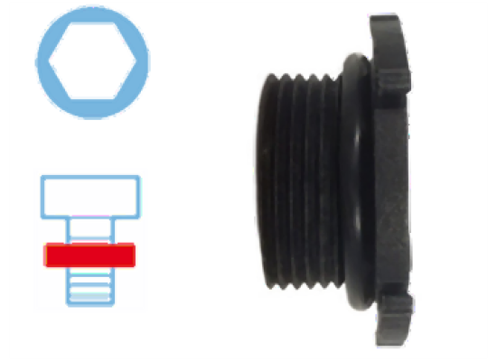 BMW N20 N26 Crankcase Plug 11137605018 CORTECO BMW N20 N26 Crankcase Plug 11137605018 CORTECO