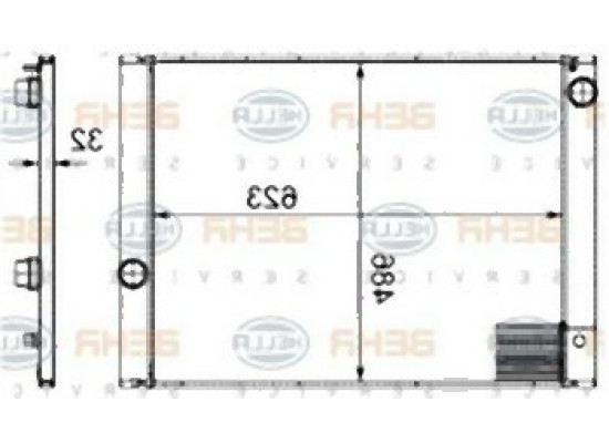 BMW N43 N46N N52 N52N N53 N62 N62N Радиатор АКПП - 17117519209 BEHR BMW N43 N46N N52 N52N N53 N62 N62N Радиатор АКПП - 17117519209 BEHR