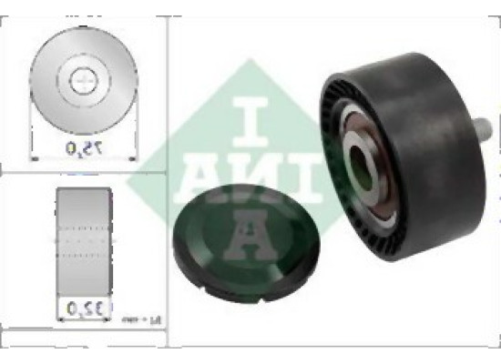 BMW N55 Belt Tensioner Pulley 11287615130 INA BMW N55 Belt Tensioner Pulley 11287615130 INA