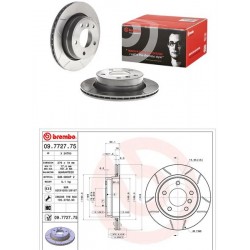BMW E36 E46 Arka Fren Diski Havalı Takım - 34216855155 BREMBO BMW E36 E46 Arka Fren Diski Havalı Takım - 34216855155 BREMBO