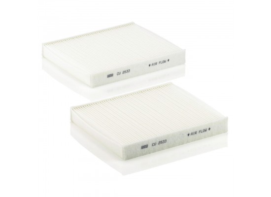 BMW F01 F02 F06 F07 F10 F11 F12 F13 Air Conditioning Filter 2 Pack 64119163329 MANN BMW F01 F02 F06 F07 F10 F11 F12 F13 Air Conditioning Filter 2 Pack 64119163329 MANN