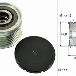 BMW Alternatör Kasnaği 53502681s ina 12317605480