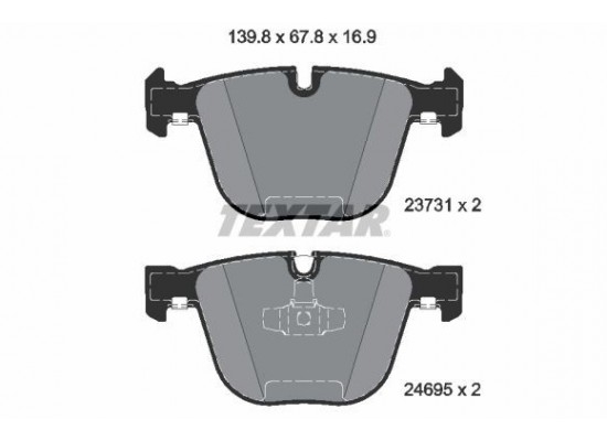 BMW Fren Balatasi Arka F01 F02 F04 F07 Gt 8db35501414s Pgd 34216790966