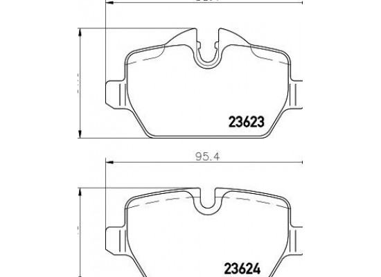 Bmw 1 Serisi E81 Kasa Arka Fren Balata Takımı Ferodo Marka