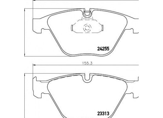 Bmw 3 Serisi E90 Kasa 320d &Ouml;n Fren Balata Takımı Delphi Marka