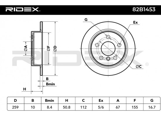 Mini Cooper Fren Diski Arka F55 F56 F57 F55 F56 Cabrio Mini 34216799383