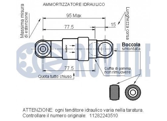 Bmw Kayiş Gergi Amortisörü E34-E39 1992-2003 53300071s ina 11282248168 Bmw Kayiş Gergi Amortisörü E34-E39 1992-2003 53300071s ina 11282248168
