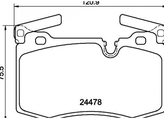 Mini Cooper Fren Balatasi &Ouml;n R55 R56 R57 R58 R59 Clubman R56 Cabrio Coupe Roadster 8db35501411s Pgd 34116789157