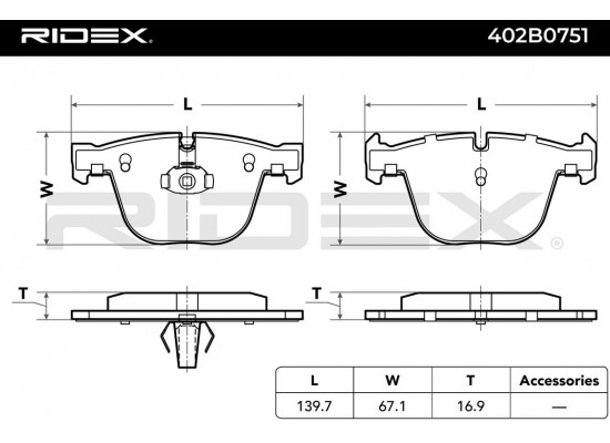 BMW Fren Balatasi Arka F01 F02 F04 F07 Gt 8db35501414s Pgd 34216790966