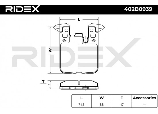 BMW F20 F21 F22 F23 F30 F31 F32 F33 F34 F36 F80 F82 F83 F87 M Spor Arka Fren Balatas - 34216887576 TEXTAR