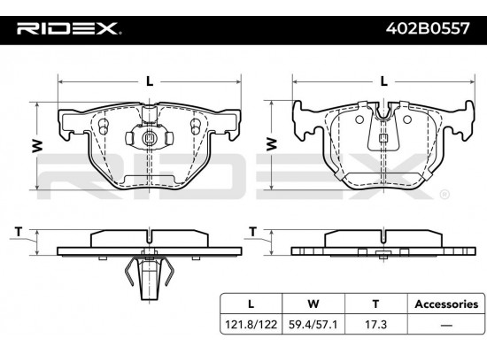 BMW E65 E66 Arka Fren Balatası - 34216761285 BMW Orjinal