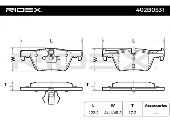 Bmw 1 Serisi F20 Kasa Arka Fren Balata Takımı Bsg Marka